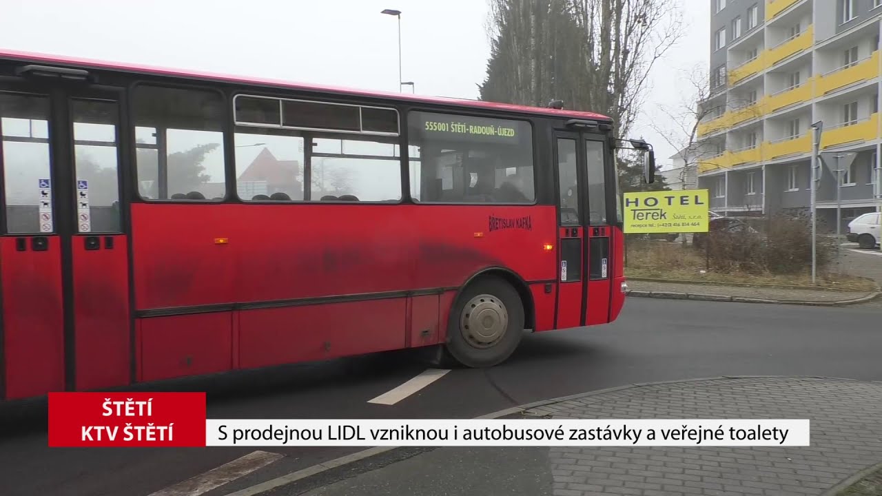 ŠTĚTÍ: S prodejnou LIDL vzniknou i autobusové zastávky a veřejné toalety