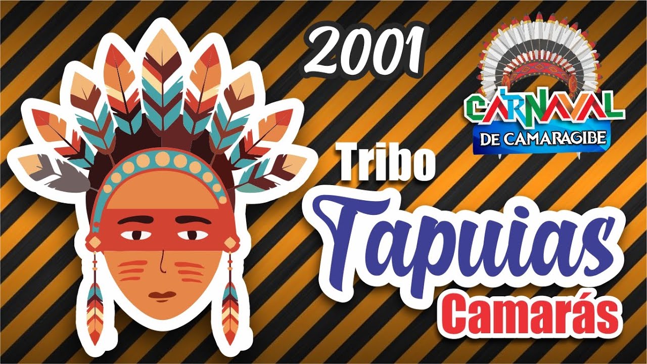 Desfile da Tribo TAPUIAS CAMARÁS - Camaragibe 2001.