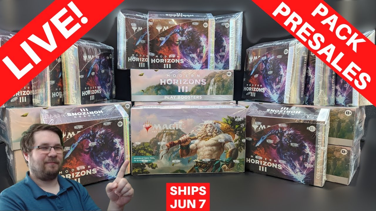 🔴LIVE! Modern Horizons 3 Collector & Play Pack Presales & Mass Opening pt 4 #MTG Ships 6/7