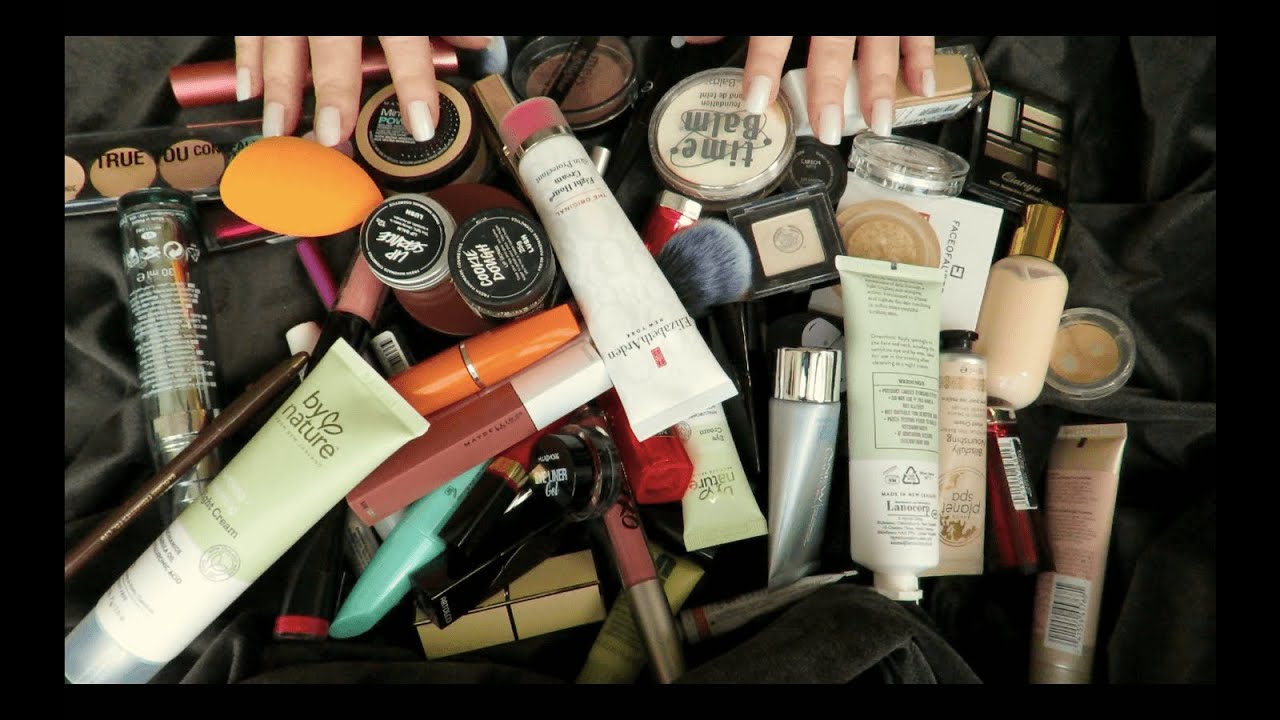 ASMR Makeup Rummage. Very Tingly. No Talking. No tapping. Pure rummaging.