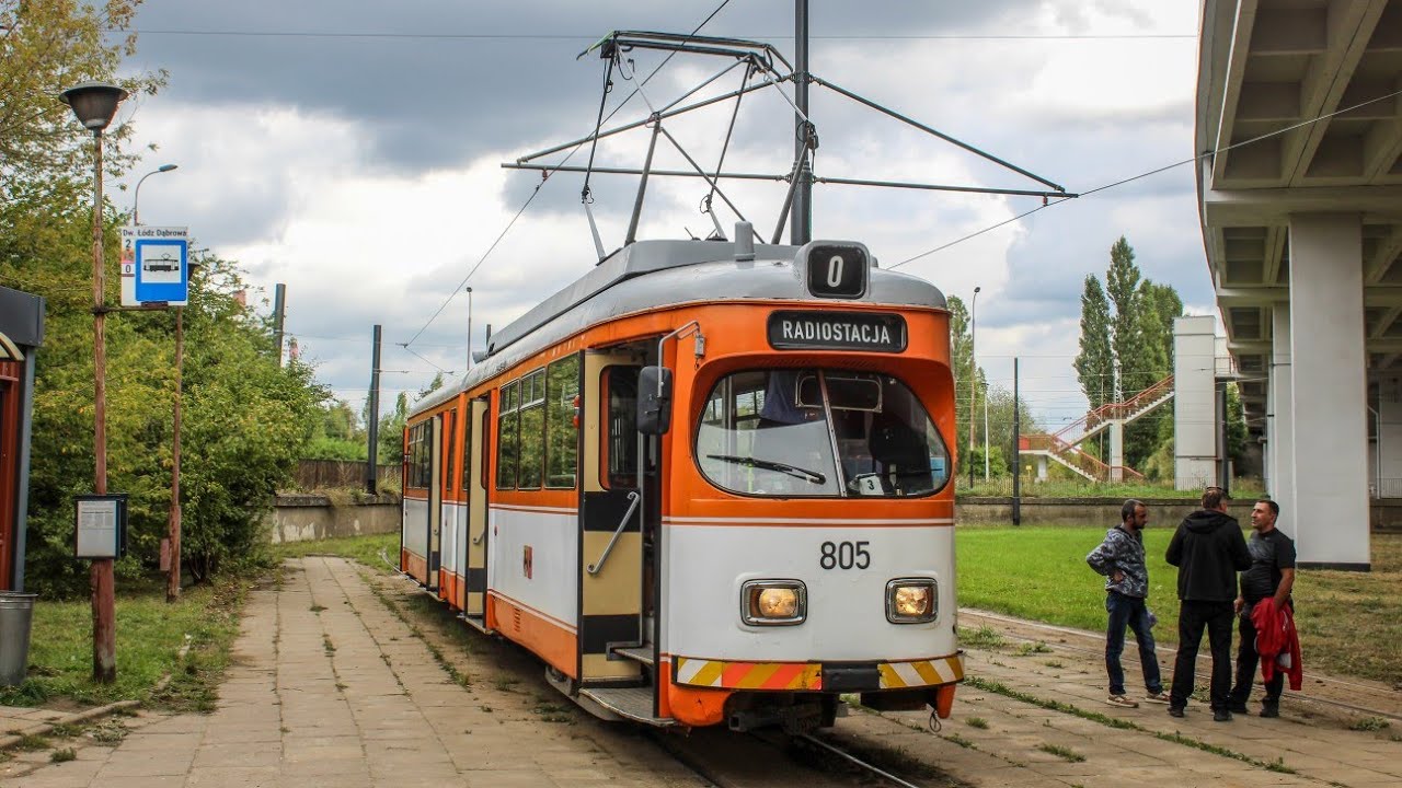 Przejazd: Düwag GT6 #805 KMST Łódź - Linia 0