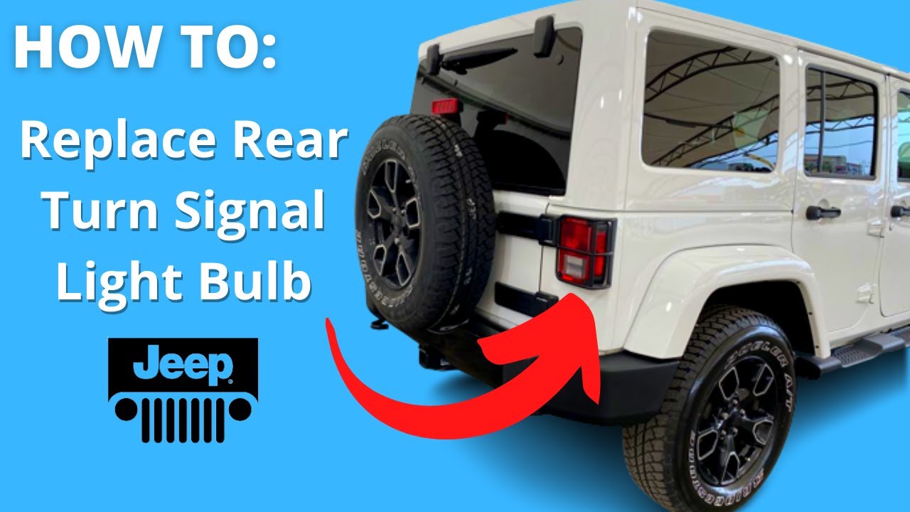 HOW TO Replace Rear Turn Signal Light Bulb | Jeep Wrangler JK 2007-2018