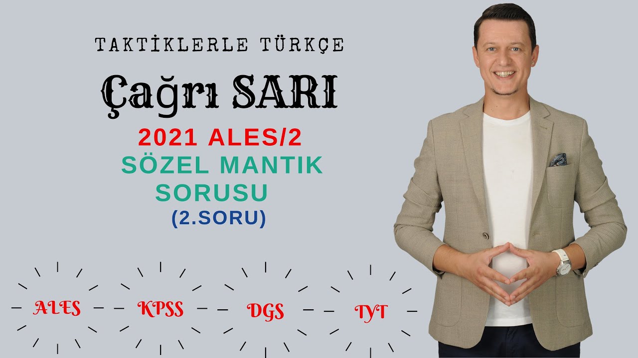 2021 ALES 2 Sözel Mantık 2. Soru 👑