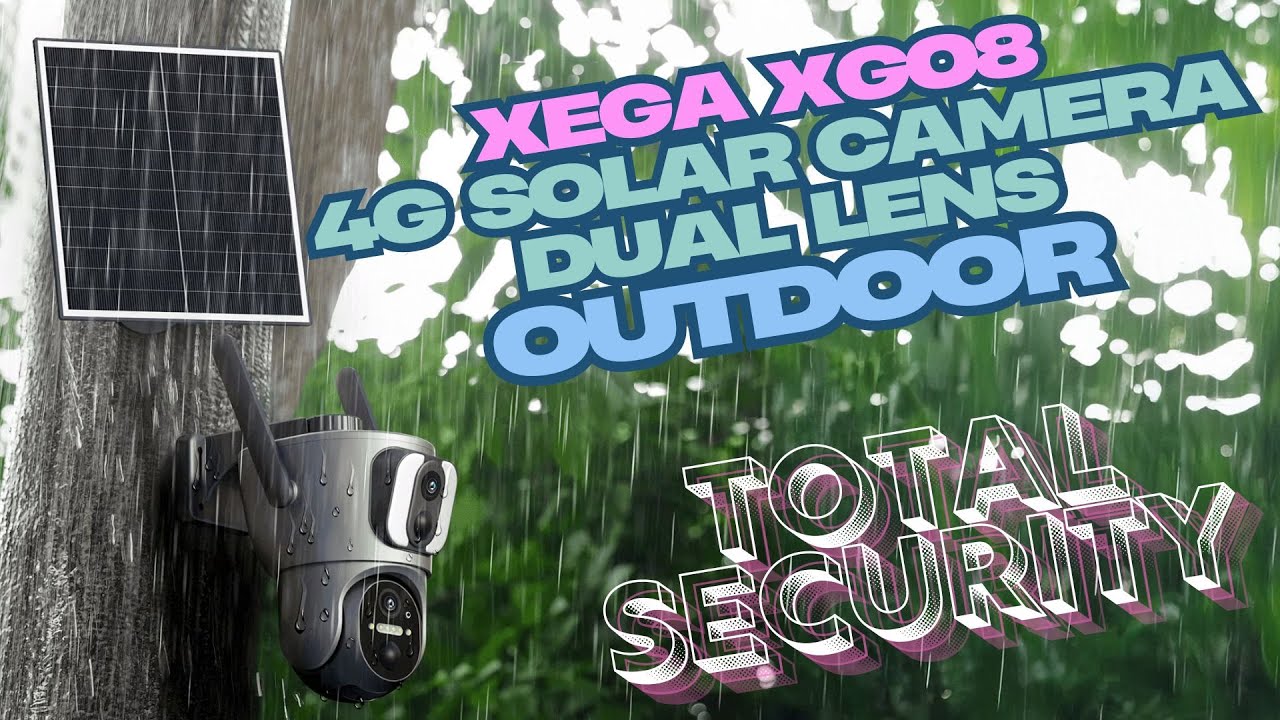 XEGA XG-08 - DUAL LENS SECURITY CAMERA - 4G & WIFI & FOREVER ONLIE - FULL TEST