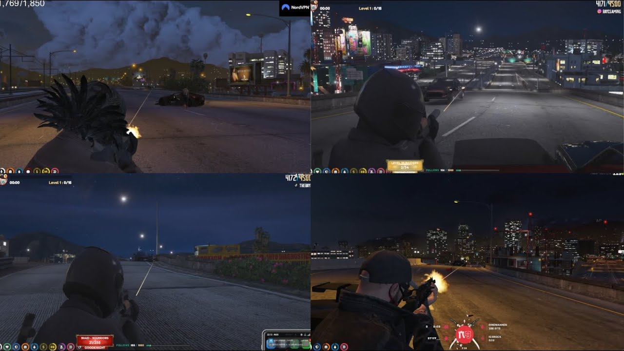 Rust VS Street Team on Olympic Freeway | NoPixel 3.0 GTA RP