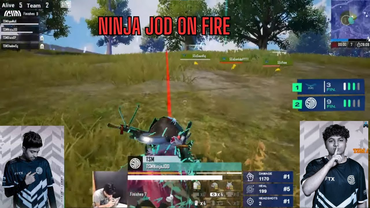 TSM NINJA JOD 1 V 4 GLOBAL ESPORTS BMOC MATCH😯 LAST ZONE FIGHT #ninjajod #jonathan #esports #bgmi