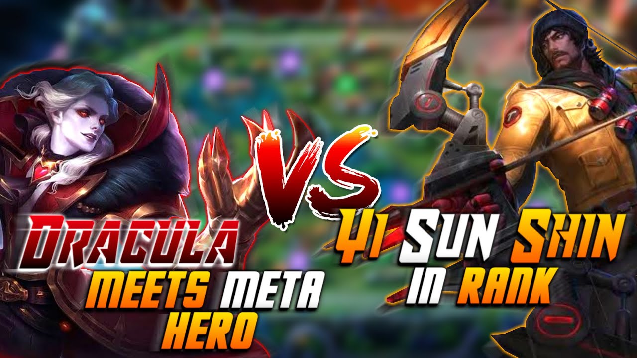 Dracula meets Meta Hero Yi Sun Shin in Rank Game! | MLBB