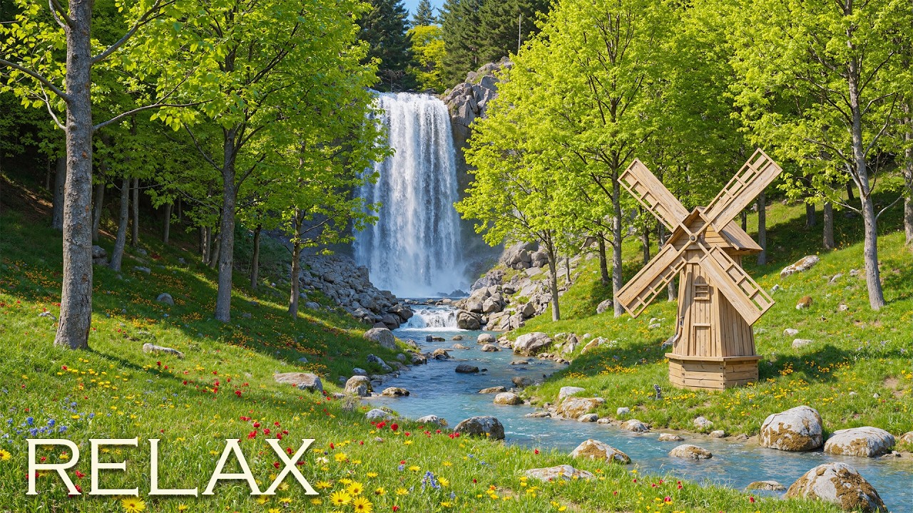 Relaxing 4K Music 🌿 Peaceful Piano + Nature Sounds | Calm Background for Relaxation