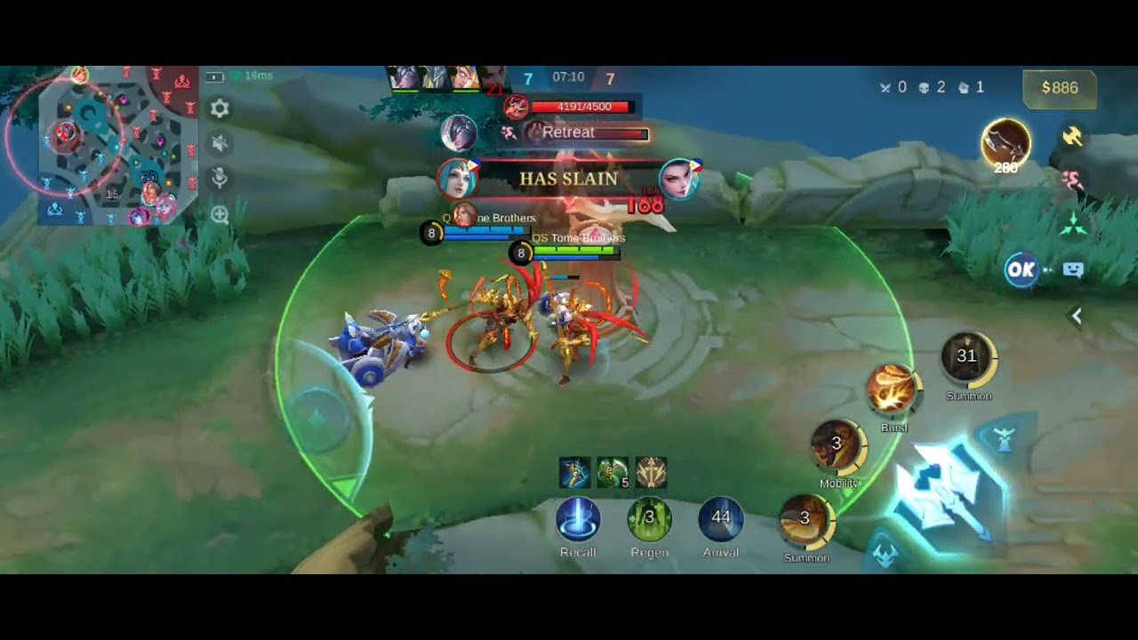 Tank Na Hylos Naka Arrival Ayun TALO! Sa Mobile Legends