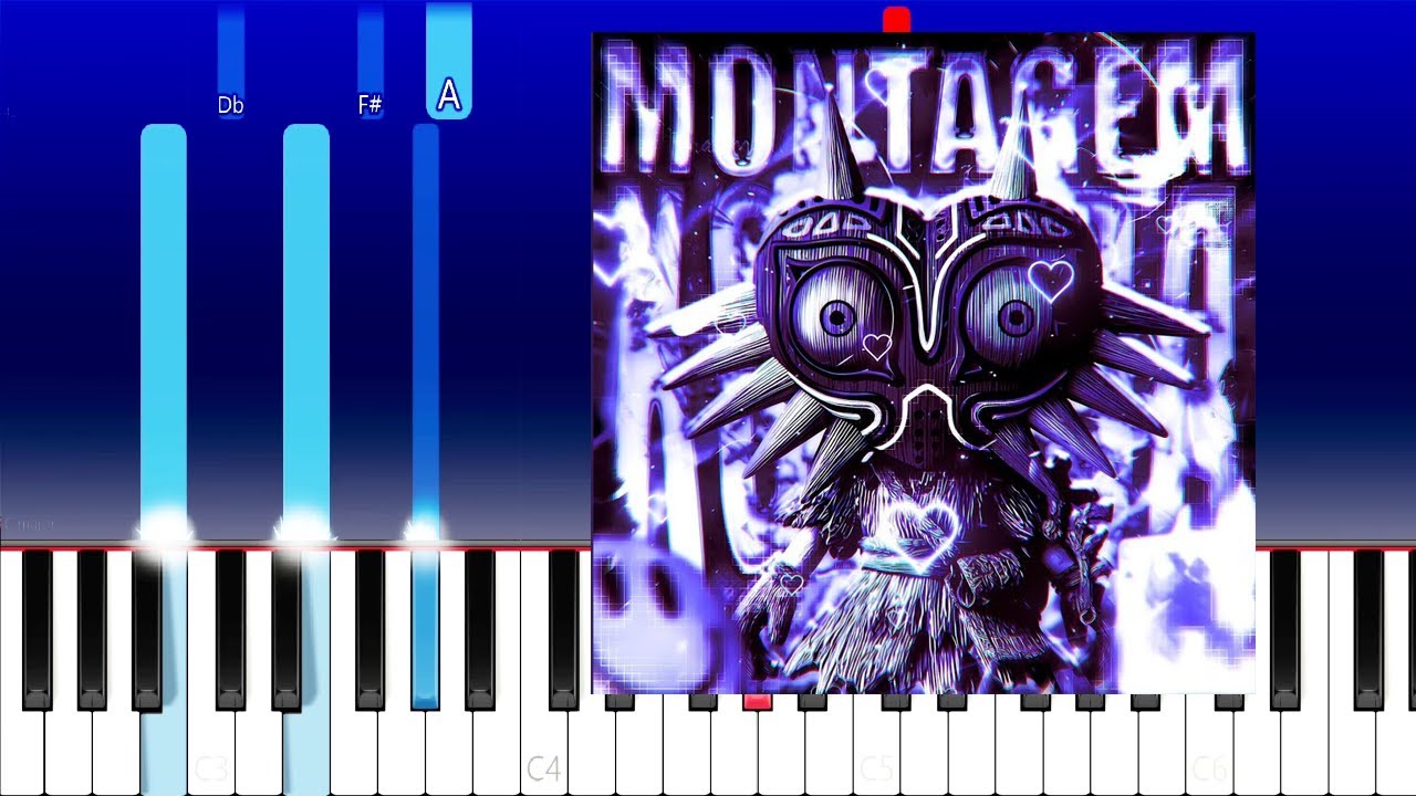 MONTAGEM XONADA - MXZI (Piano Tutorial)