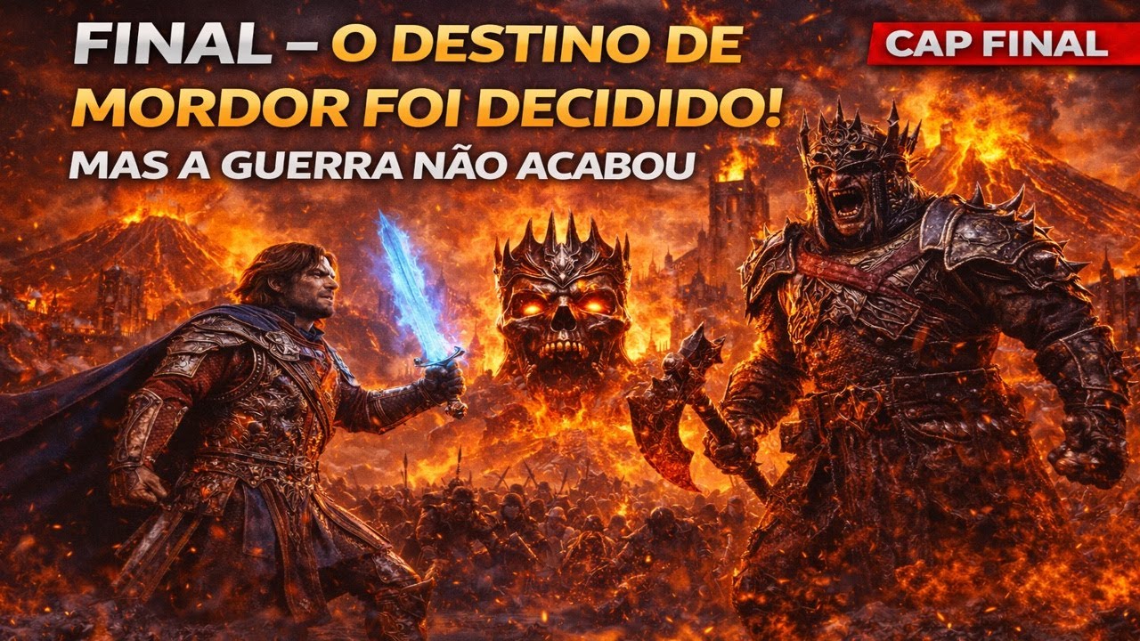 Minha transmissãoFINAL – O Destino de Mordor Foi Decidido! 🔥Mas a Guerra não Acabou )