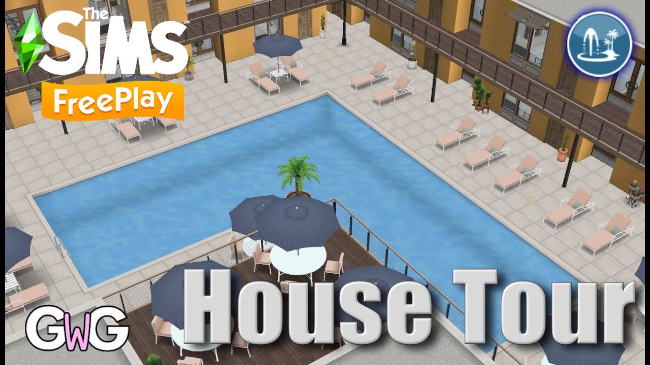 The Sims Freeplay- Happy Valley Motel Tour [Sim Springs 3]