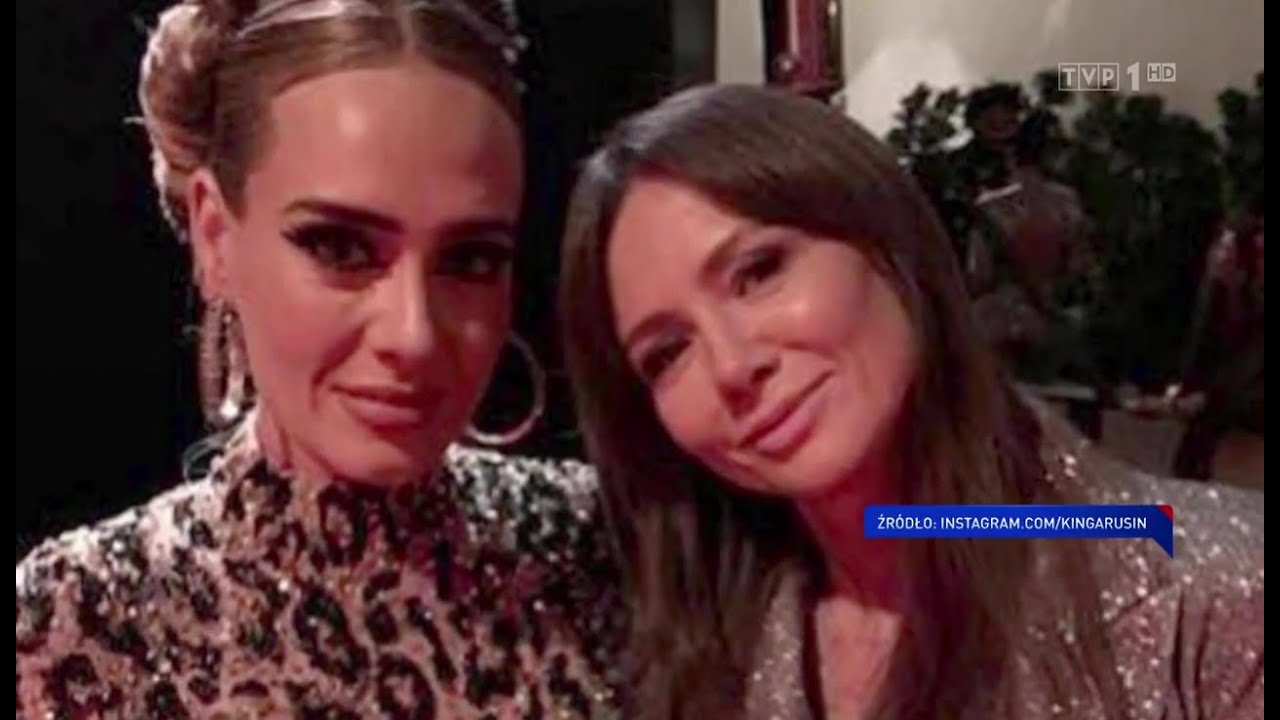 Adele i Kinga Rusin - materiał Wiadomości