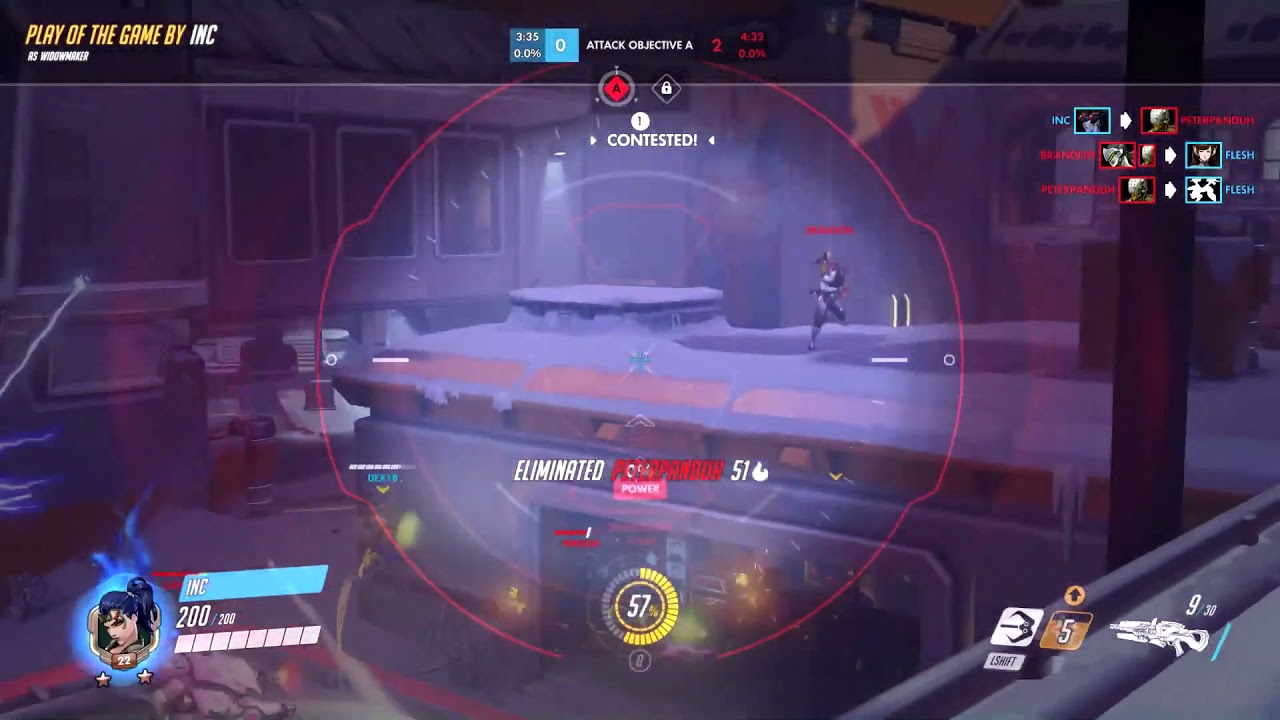 Overwatch Top 500 Widowmaker Montage