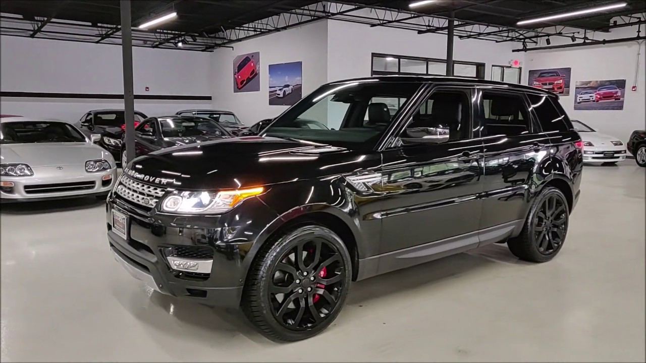2015 Land Rover Range Rover Sport Supercharged! Black on Black! Startup and Walk Around!