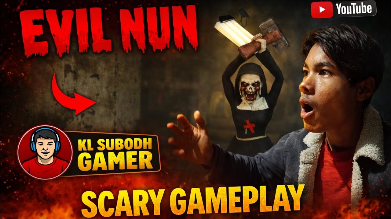 EVIL NUN ने मुझे देख लिया 😱 | Horror Gameplay | KL subodh Gamer evil nun gamening video 