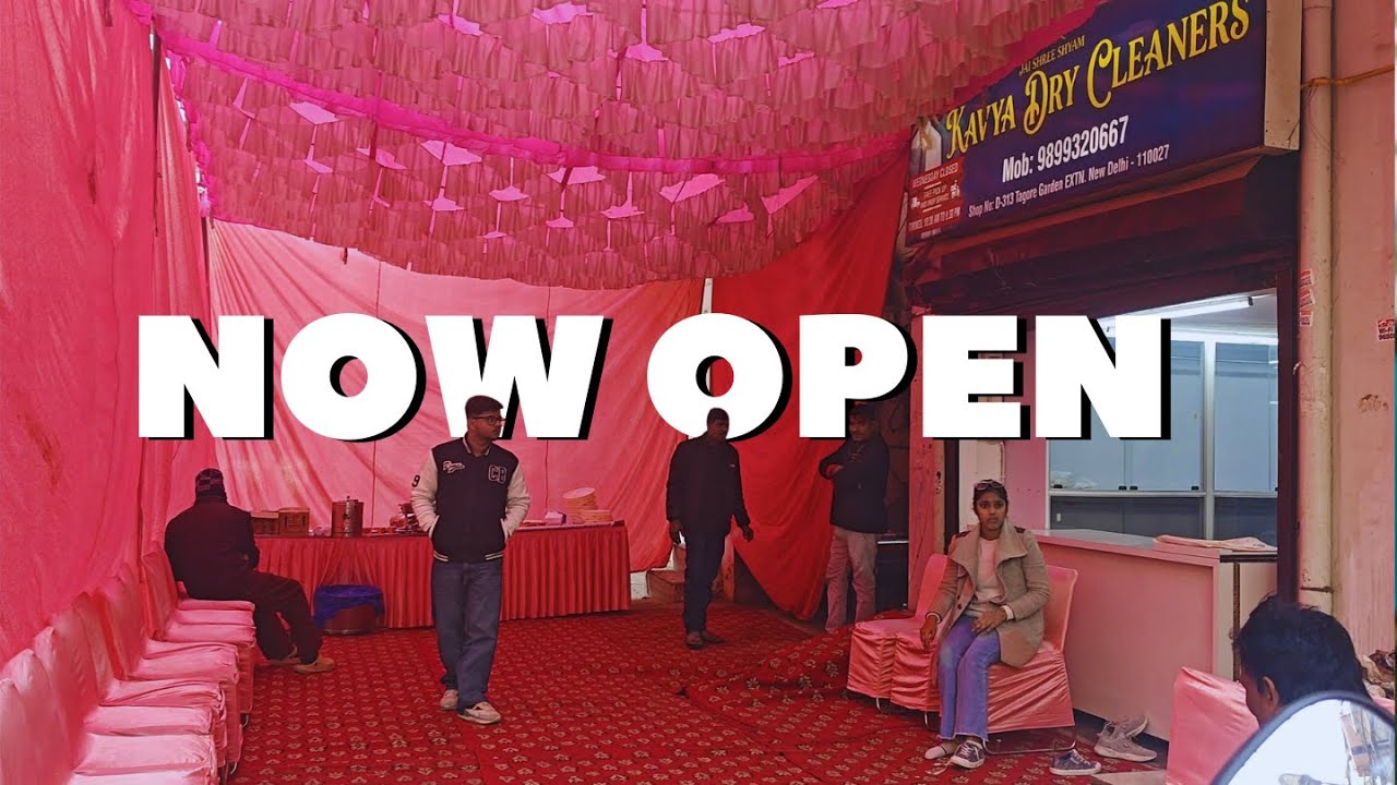 Kavya Dry Cleaners | New Shop Opening 🎉 | Tagore Garden, New Delhi