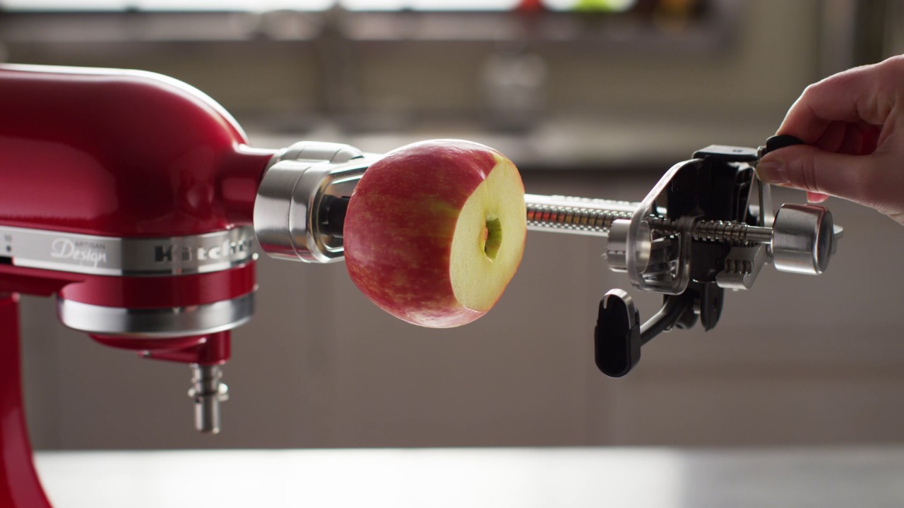 How To: Use the Spiralizer Plus with Peel, Core and Slice Attachment | KitchenAid