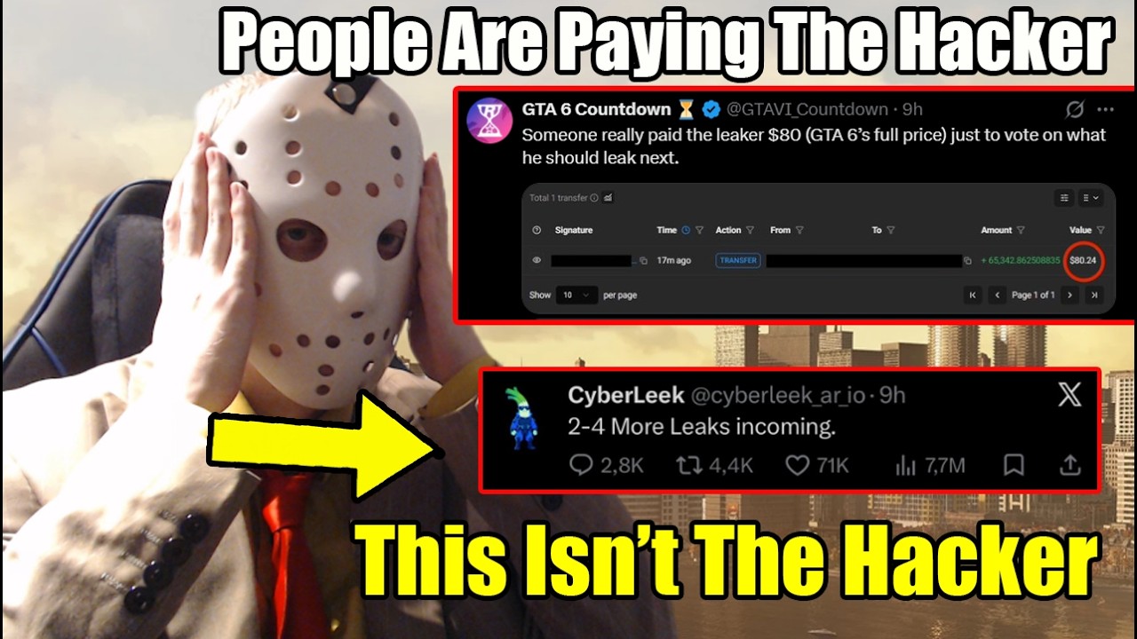 GTA 6 Hackers Release Even More Footage And People Are Paying Them To Release More, Full Breakdown