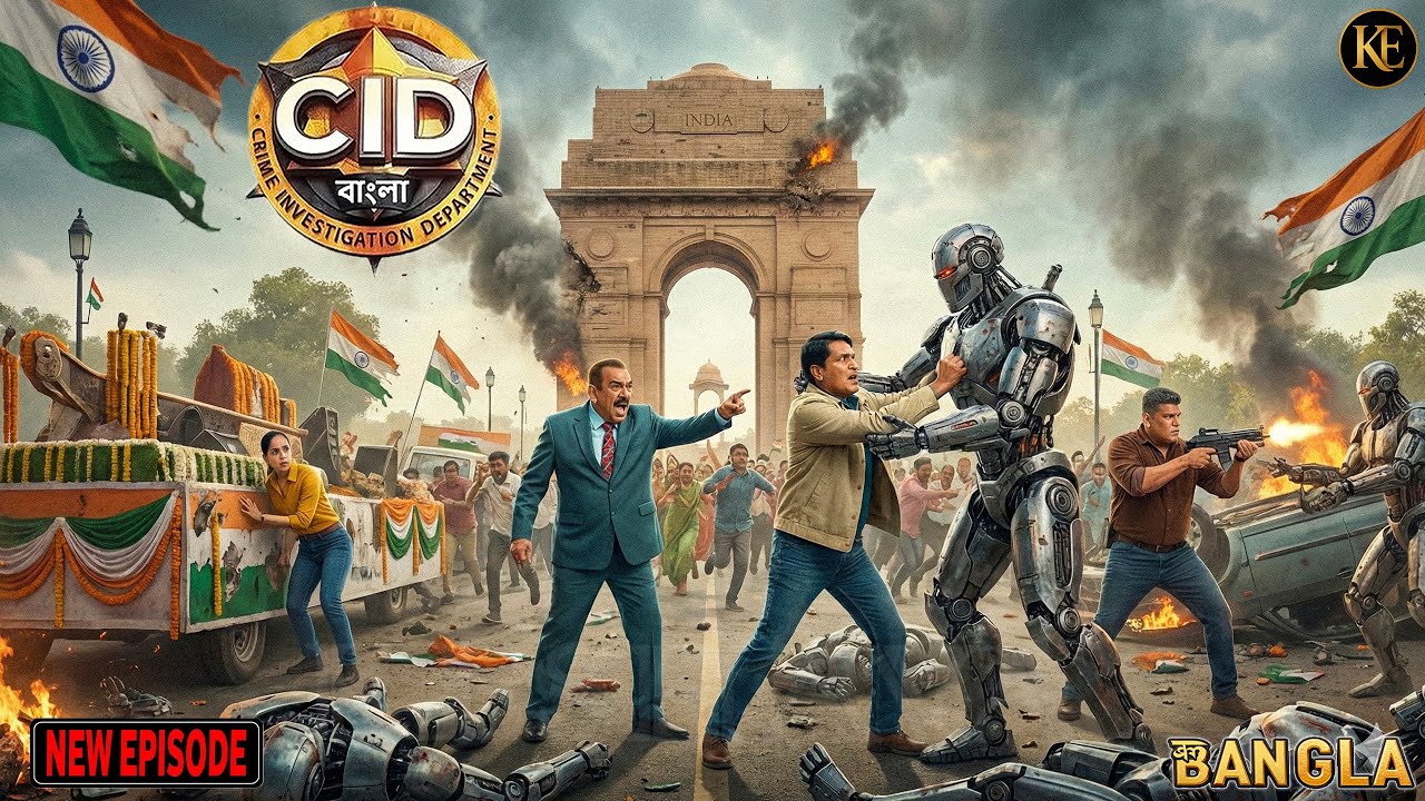 ২৬ জানুয়ারি ইন্ডিয়া গেটে রোবট হামলা! জাতীয় দিবসে দেশ কাঁপানো ষড়যন্ত্র|| CID || BANGALA | 2026