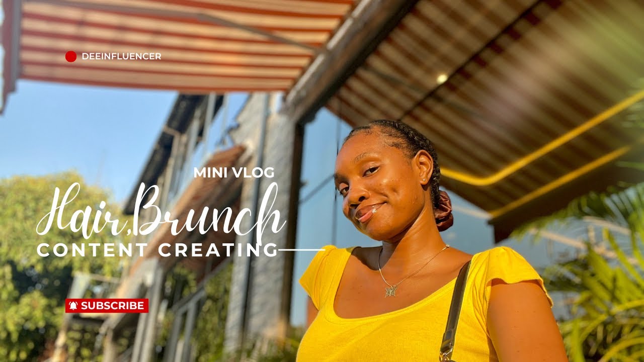 The Deeinfluencer Series| Bougie in the Buj featuring; Hair,Brunch and Content Creation🌸