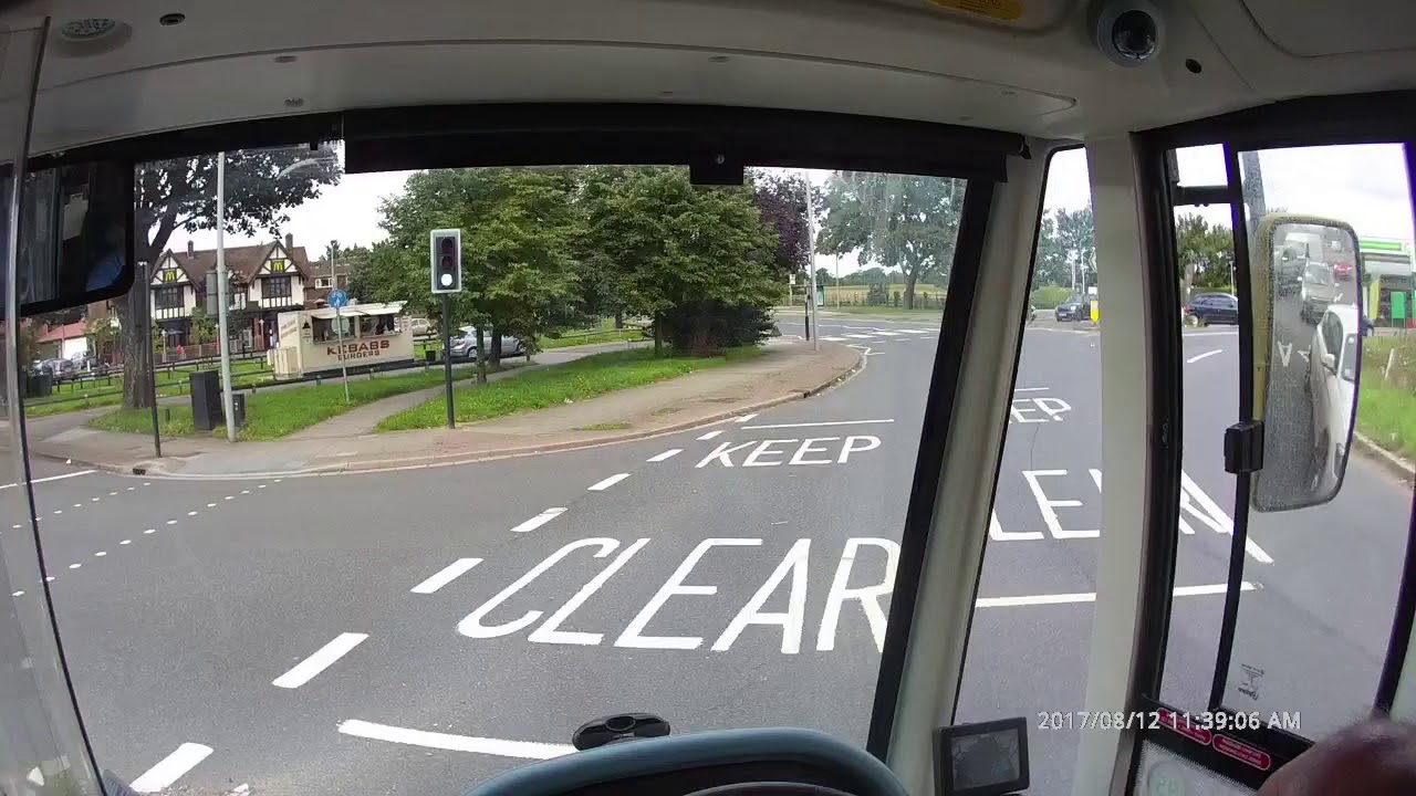 Route H98 from Hounslow to Hayes End OCE1  Optare City Electric