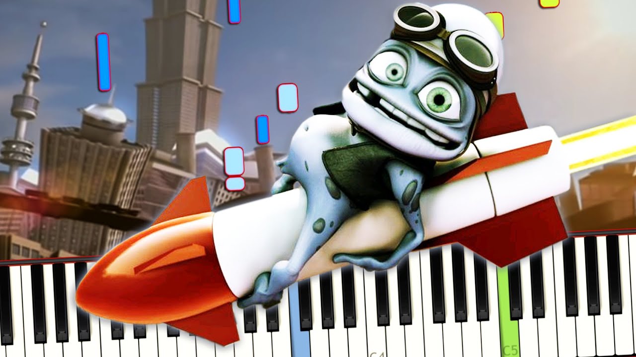Crazy Frog - Axel F Meme Song (OST Beverly Hills Cop) Piano Cover (Sheet Music + midi) tutorial