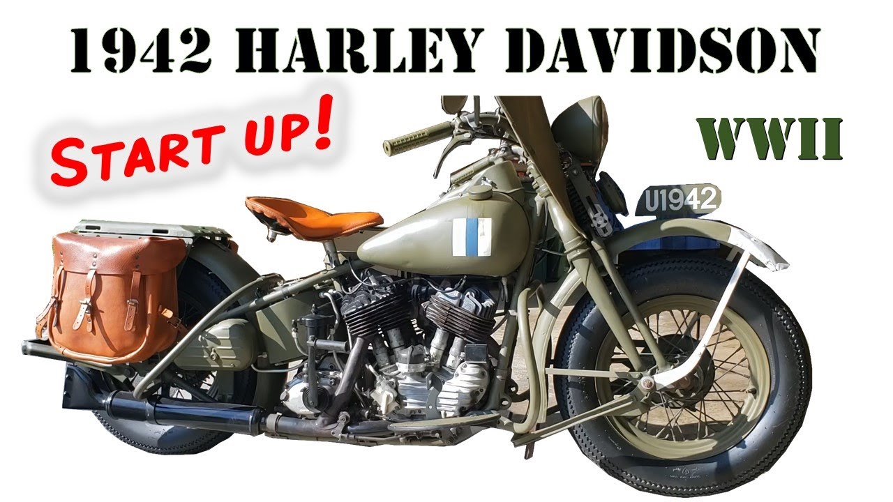 1942 Harley Davidson WWII Startup and Walk Around! #withme WLA