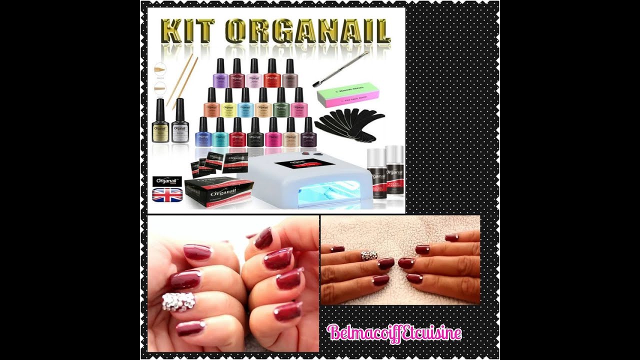 Mon kit de vernis semi-permanent ORGANAIL &agrave; 45&euro;