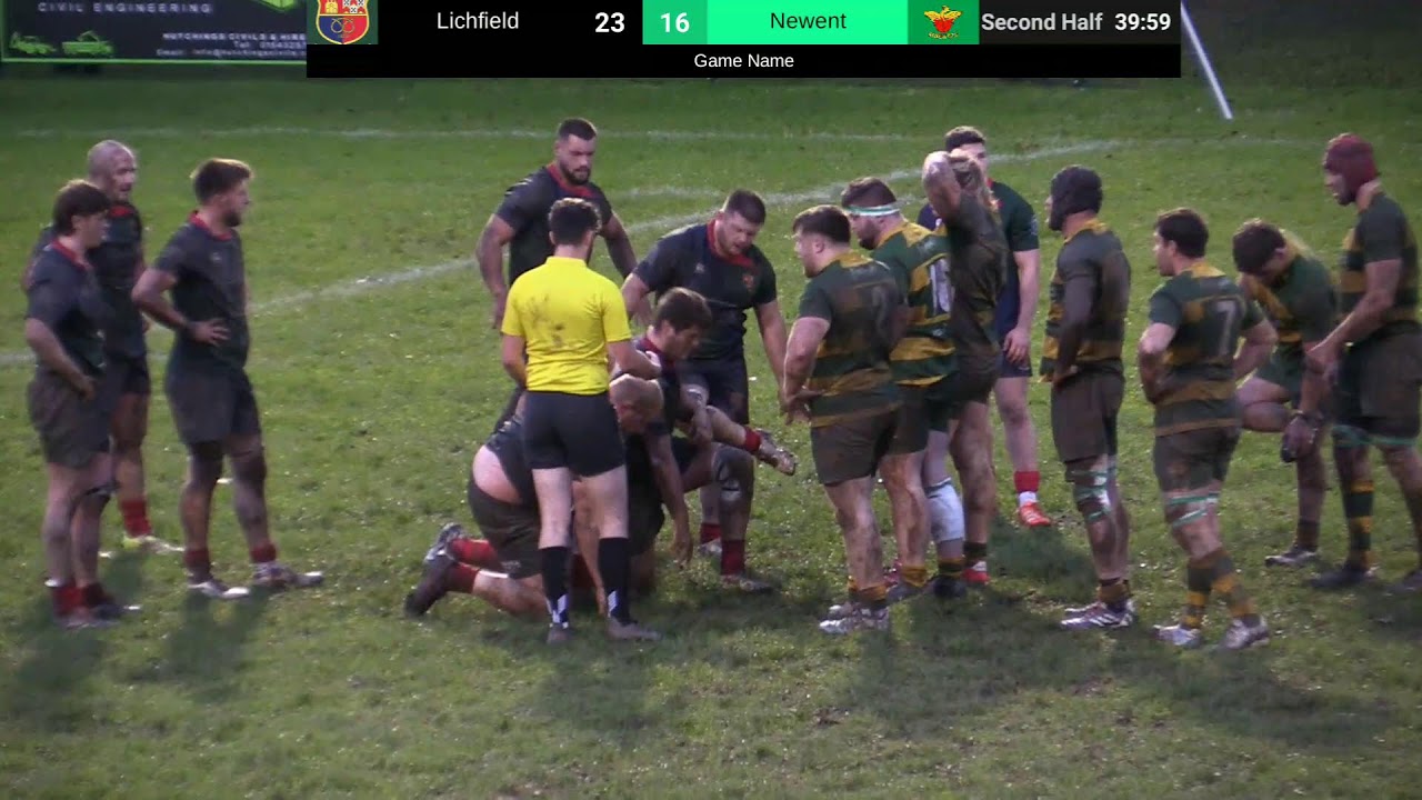 Lichfield RFC v Newent RFC