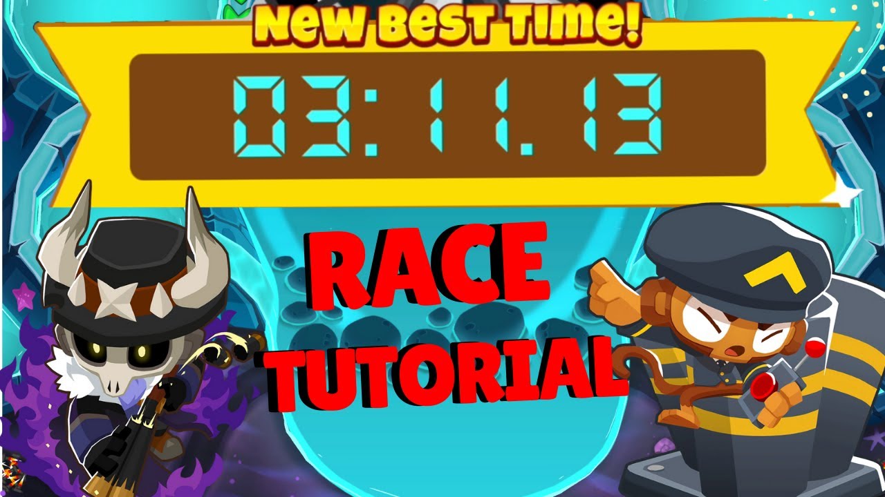 BTD6 Race Mobile Friendly Tutorial | Riptide Madness | BTD6 Race Guide