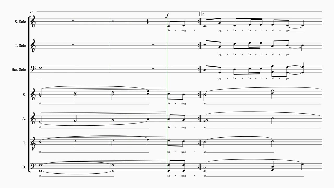 SARANGGOLA | Ben&Ben [SATB + Soloists]