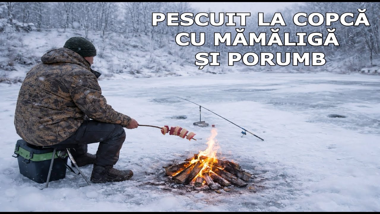 Momente Frumoase din 2025 La Pescuit LA COPCA CU MAMALIGA - PEȘTI MARI si Peisaje Superbe de Iarna
