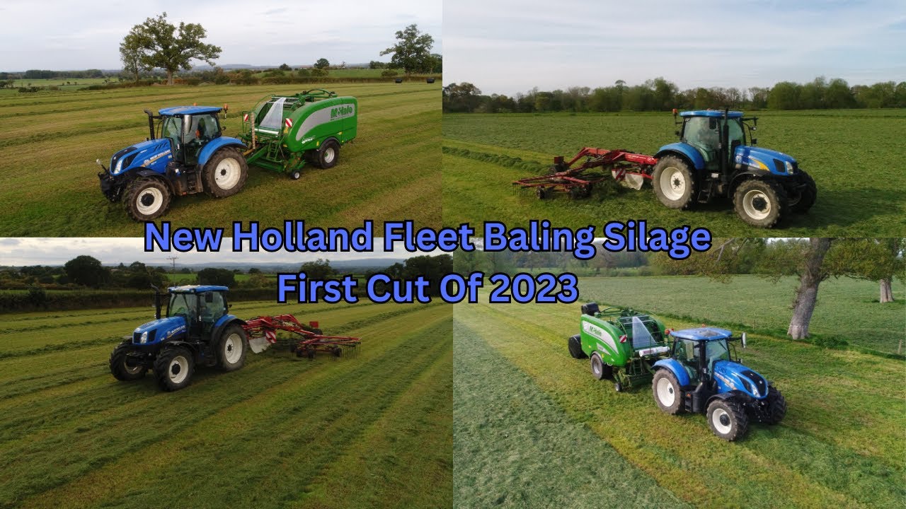 NEW HOLLANDS BALING SILAGE - FIRST CUT OF 2023