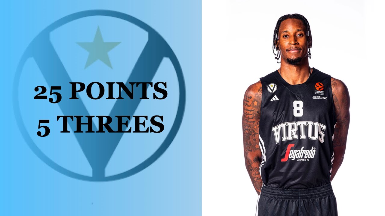 Will Clyburn Highlights 25 Pts, 5 threes vs. Paris 24/25 Season