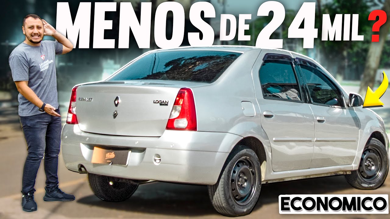 O SEDAN DEPRECIADO BOM e BARATO que NINGUÉM DA VALOR!  Renault Logan