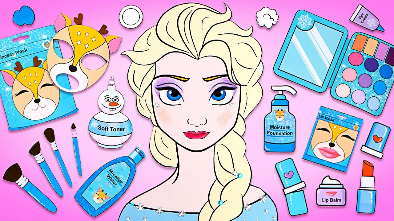 Keajaiban Sulap Kerajinan Ratu Elsa || Rumah Mini, DIY dan Riasan Seru!