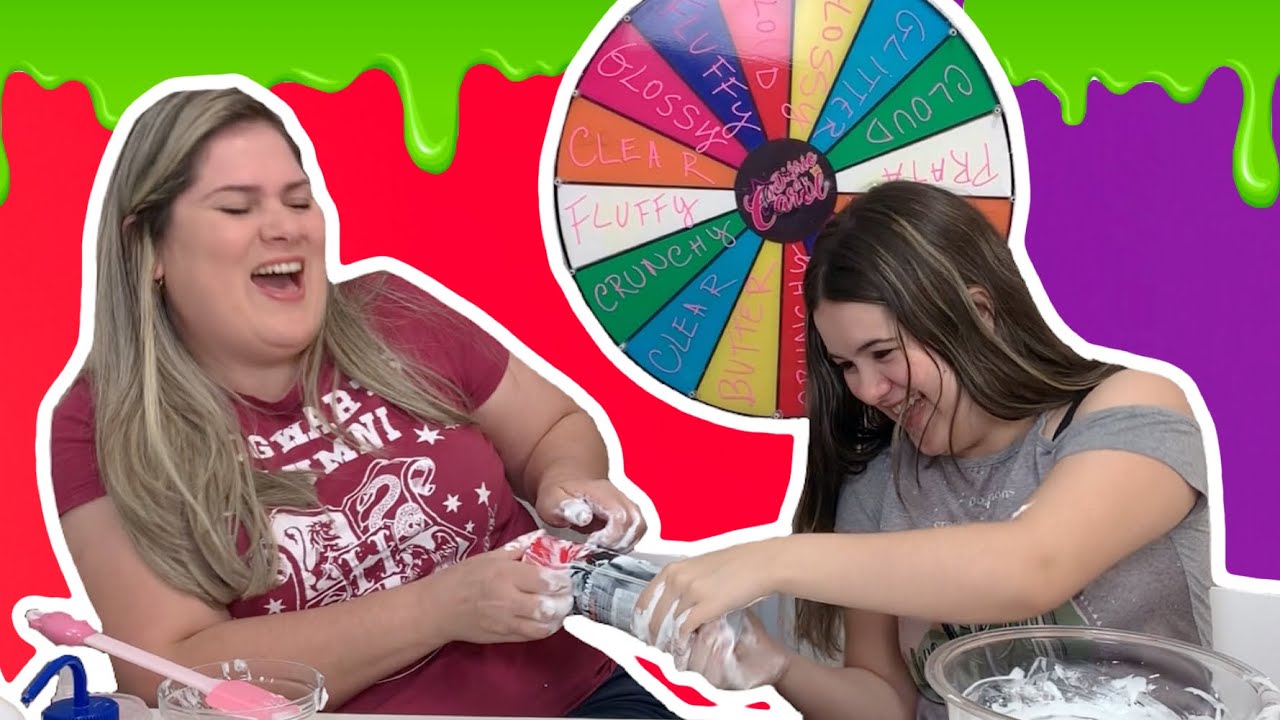 FAZENDO SLIME SÓ COR VERMELHA VS ROXA - BATALHA DE SLIME CHALLENGE!!!!