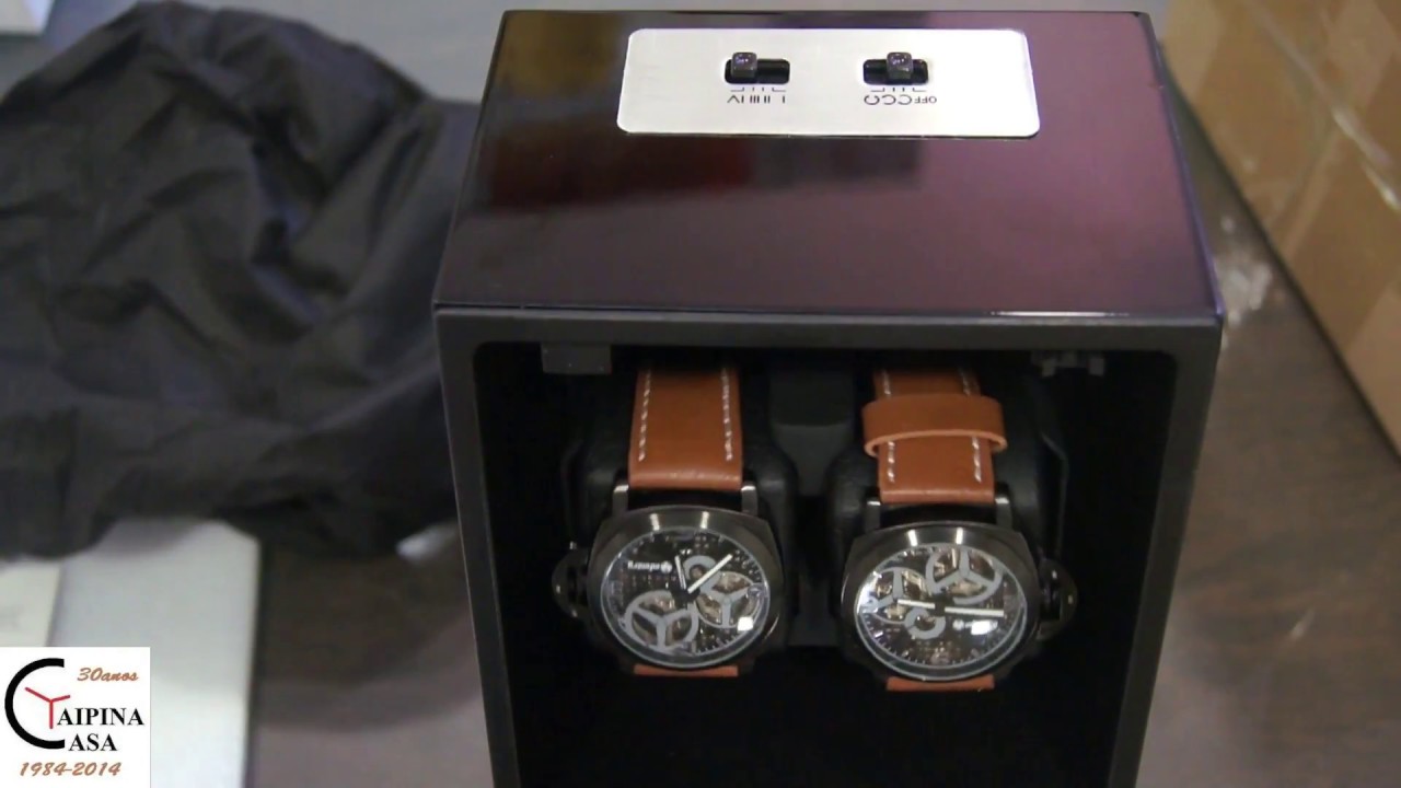 Watch Winder Black two automatic watches - Casa Taipina