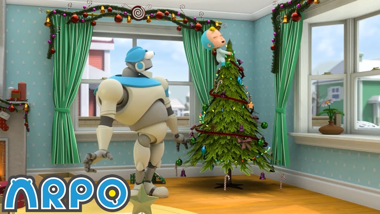 Bebek Daniel YILBAŞI AĞACINA TIRMANIYOR!!! 🎄 | Robot ARPO 🤖 | &Ccedil;ocuk &Ccedil;izgi Filmleri