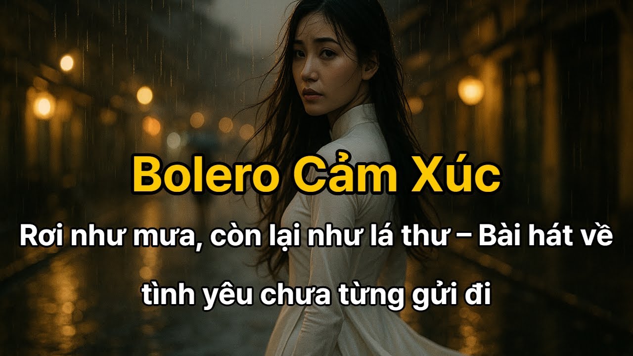 Rơi như mưa, còn lại như lá thư – Bản bolero cảm xúc về tình yêu chưa từng gửi đi