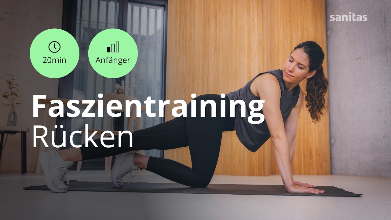 Faszientraining für den Rücken | 15 effektive Übungen gegen Rückenschmerzen | Sanitas Training