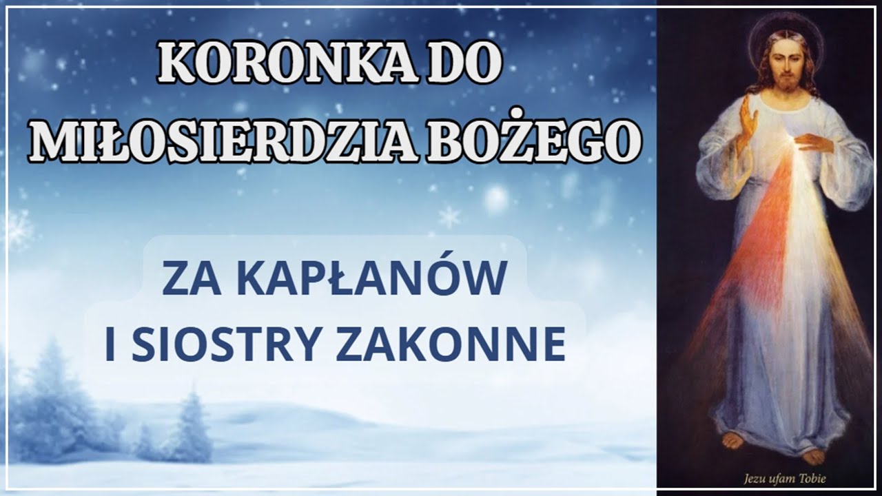 Koronka do Miłosierdzia Bożego 🕊️🙏