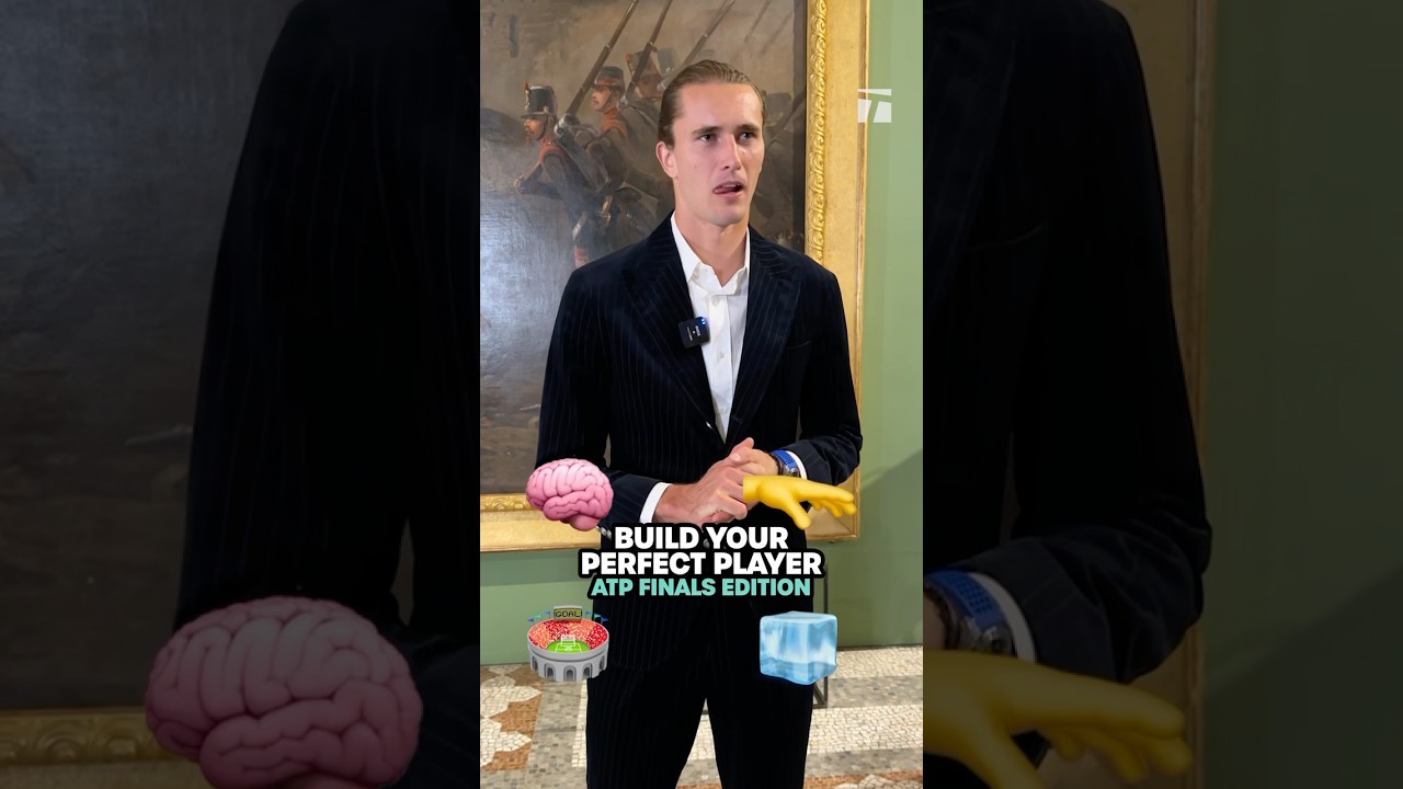 Zverev build his PERFECT player ⚡️ #nittoatpfinals #tennisplater