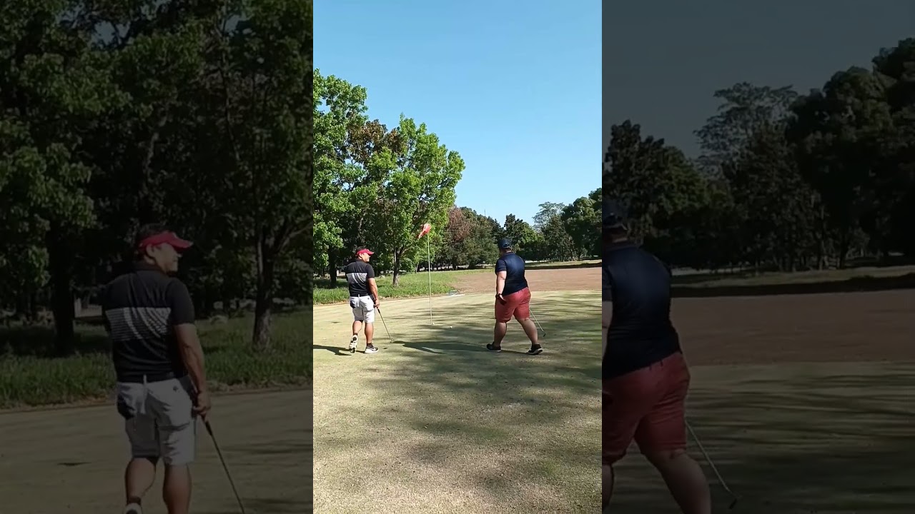 Father and son golf l Fun in the sun