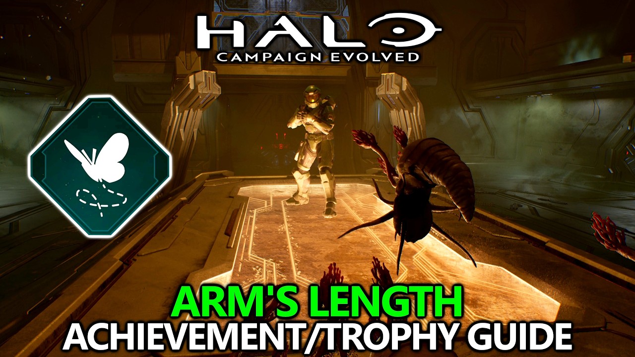 Halo Campaign Evolved &mdash; Гайд по достижению/трофею &laquo;Arm's Length&raquo; (миссия &laquo;343 Guilty Spark&raquo; без п...