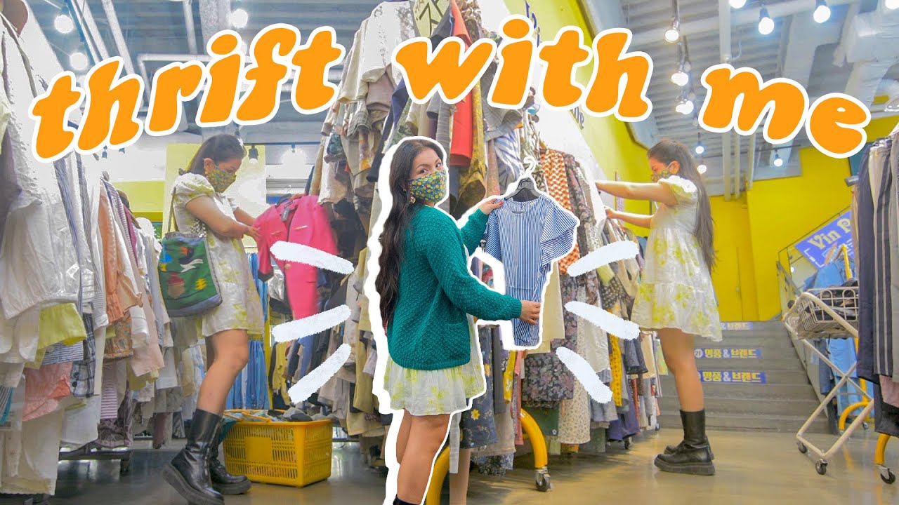 Come thrift with me for SUMMER 2022 trends in Seoul, Korea & TRY ON HAUL!