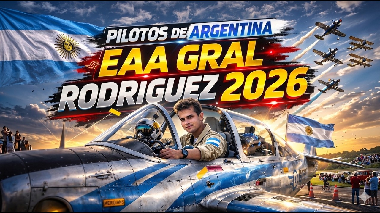 EAA GRAL. RODRÍGUEZ 2026 (ACCESO TOTAL): ENTRE AVIONES Y PILOTOS