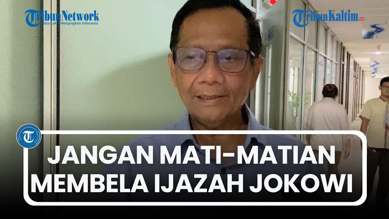 Mahfud Sentil UGM: Jangan Mati-matian Membela Ijazah Jokowi, Cukup!