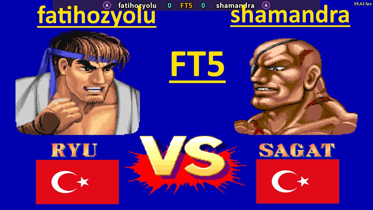Street Fighter II': Champion Edition - fatihozyolu vs shamandra - FT5 - 1080P/60FPS -03.11.2024